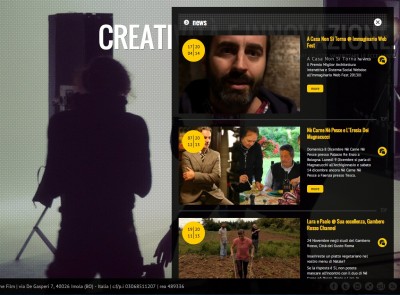 WebSite SonneFilm  | Restyling Identità Visiva