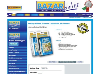 Zanzariera Bazar Online | eCommerce