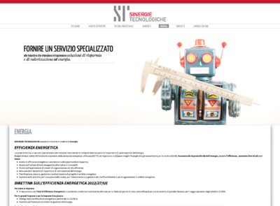 Sito Web Sinergie Tecnologiche