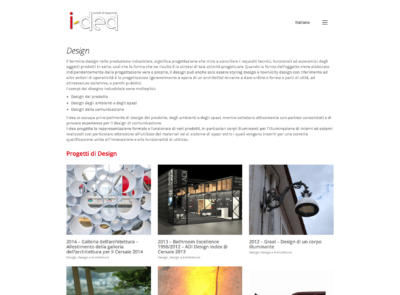 Sito Web I-Dea | Restyling Identità Visiva